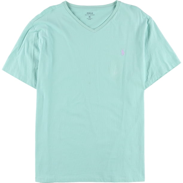 Ralph Lauren - Camiseta básica para hombre, color azul, grande Ralph Lauren Camiseta básica