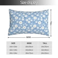 thumbnail image 2 of Fotbe Daisies Flowers Funda de Almohada Decorativa Estilo Occidental, Lujo en Algodón, Fundas para Almohadas King, Cojín Estampado para Decoración del Hogar-16"x24", 2 of 6
