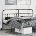 thumbnail image 1 of vidaXL Metal Headboard Black 180 cm, 1 of 4