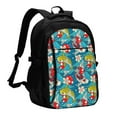 thumbnail image 1 of Easygdp Japanese Koi Mochila para Laptop de Viaje con Puerto USB, Mochila para Laptop con Puerto de Carga USB para Mujeres y Hombres, 1 of 7