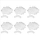 thumbnail image 1 of 720 Piezas de Conchas Naturales Redondas Capiz Sea Shells 2 Pulgadas Conchas de Ostras para Manualidades con 2 Agujeros Sea Shell Discs, 1 of 5