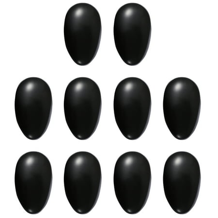 

Jibi Lurrose 10 Pairs Professional Plastic Waterproof Ear Cover Protector Earmuff Ear Caps for Hair Dye Coloring (Black)