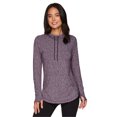 thumbnail image 3 of RBX Actice Women's Ultra Soft Lightweight Hoodie Tunic With Pockets, 3 of 5