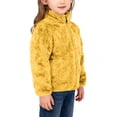thumbnail image 5 of PIWHJQK Boys Girls Long Sleeve Hoodless Leisure Coat Kids Solid Zip Up Fleece Warm Long Sleeve Hoodless Jacket Kids Coat, 5 of 6