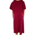 thumbnail image 2 of Anne Klein Womens Asymmetrical-Hem Sheath Dress, Purple, Plus Size, 22W, 2 of 2