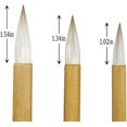 thumbnail image 3 of Chinese Calligraphy Brush Set Writing Drawing Ink Brushes, Japanese Kanji Sumi Brush Pen for Professional Beginner Large Medium Small 3 Pcs/Set, 3 of 5
