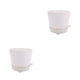 thumbnail image 2 of Moyic Macetas creativas y duraderas para interiores y exteriores, macetas ABS fáciles de mantener para plantar macetas blanco 2Conjunto, 2 of 6