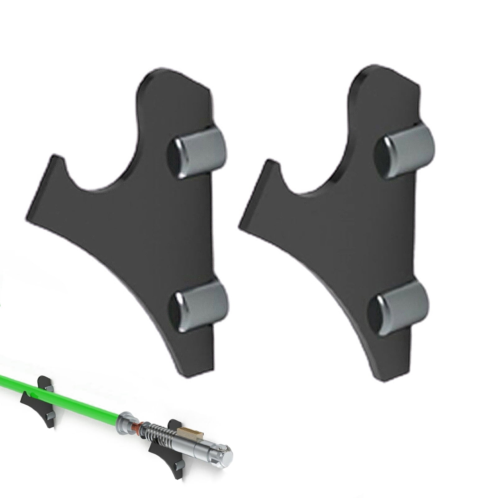 Leaveforme 2Pcs/Set Acrylic Sword Shelf Wallmounted Display Storage