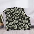 thumbnail image 3 of Fotbe Dollar Manta de Franela con Estampado, Manta Ultrasuave para Cama, Sofá, Auto, Hipoalergénica y Antibolitas-50"x40", 3 of 6