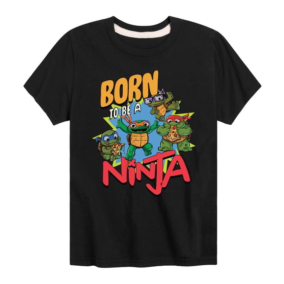 Teenage Mutant Ninja Turtles Mutant Mayhem - Born To Be A Ninja - Toddler & Youth Short Sleeve Graphic T-Shirt