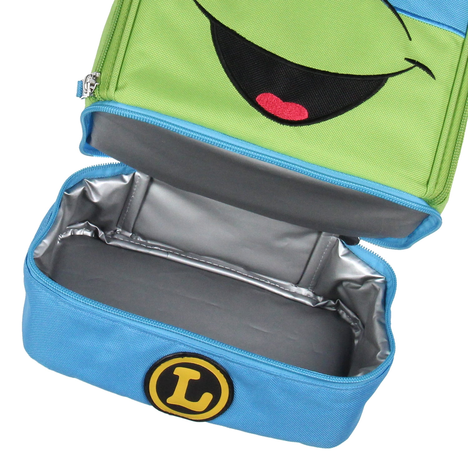 Teenage Mutant Ninja Turtles TMNT All Turtles Dual Compartment Lunch Box (Leonardo) 9"