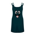 thumbnail image 5 of Sakmal Sleep Tank Moomoo Womens Nightgown Plus Size Funny Sleeveless Casual Crew Neck Graphic Womens Nightgown M, 5 of 6