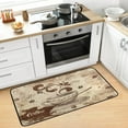 thumbnail image 3 of Coffee Cup Kitchen Rug Washable Bath Floor Mat Retro Non-Slip Area Runner Carpet Doormat for Bathroom Living Room Bedroom 30x18 inch, 3 of 6