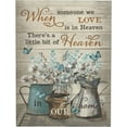 thumbnail image 6 of Farmhouse Flower Bathroom Decor Wall Art Vintage Butterfly Floral Blue Pictures Wall Decor Inspirational Quotes Canvas Painting Prints Artwork Home Decorations Framed for Bedroom12 x16, 6 of 6