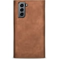 thumbnail image 5 of Wallet Case for Samsung Galaxy S22+ Plus (Not S22), Crossbody Neck Strap Lanyard Purse Handbag Shoulder Strap Cover with ID Card Holder Phone Case for Samsung Galaxy S22 Plus XK Brown, 5 of 14