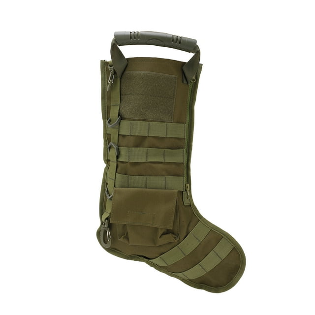 Bolsa colgante de Navidad para almacenamiento, bolsa de almacenamiento de utilidad, bolsas militares para revistas de caza, color verde militar