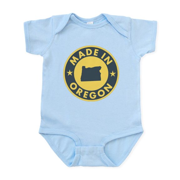CafePress - Made In Oregon Infant Bodysuit - Baby Light Bodysuit, Size Newborn - 24 Months