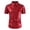 Red, variant on Mens 70s Shiny Short Sleeve Button Down Shirt Fashion Sparkle Disco Dress Shirts