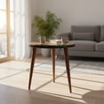 thumbnail image 6 of Ultimate Premium Products 20" Resin Walnut Round Side Table Green River, 6 of 7