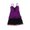 Purple - purpleblack, variant on Profile Womens Full Foam Bust Skirtini 2 Piece Bandeau, Purple, 10