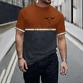 thumbnail image 2 of Men Fashion Tops 2025 Mens Blouses And Tops Dressy Tummy Coverage Mens T Shirts Graphic Tees Boho Athletic Tops Men Pack Hawaiian Shirts Blue, 2 of 5