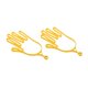 thumbnail image 5 of 2 soportes para guantes de golf, secador profesional, gancho de mantenimiento. Amarillo, 5 of 9