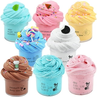 Great Choice Products Butter Slime Kit 15 Pack, Including Ice Cream, Animal  And Fruit Slime Accessories