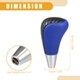 thumbnail image 5 of Unique Bargains Gear Shift Knob Car Inner Gear Shifter Knob  for Scion XD 2008-2014 Faux Leather Plastic Blue, 5 of 7