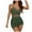 Green, variant on Womens Bathing Suit Womens Bikini Women Swimsuits 2025 Bathing Suits V Neck Swim Dress Ruched Tie Knot Swimwear