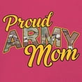 thumbnail image 3 of Proud Army Mom T-Shirt US Military Family Pride Veteran Patriotic Armed Forces Mother's Day Licensed Women's Tee, 3 of 7