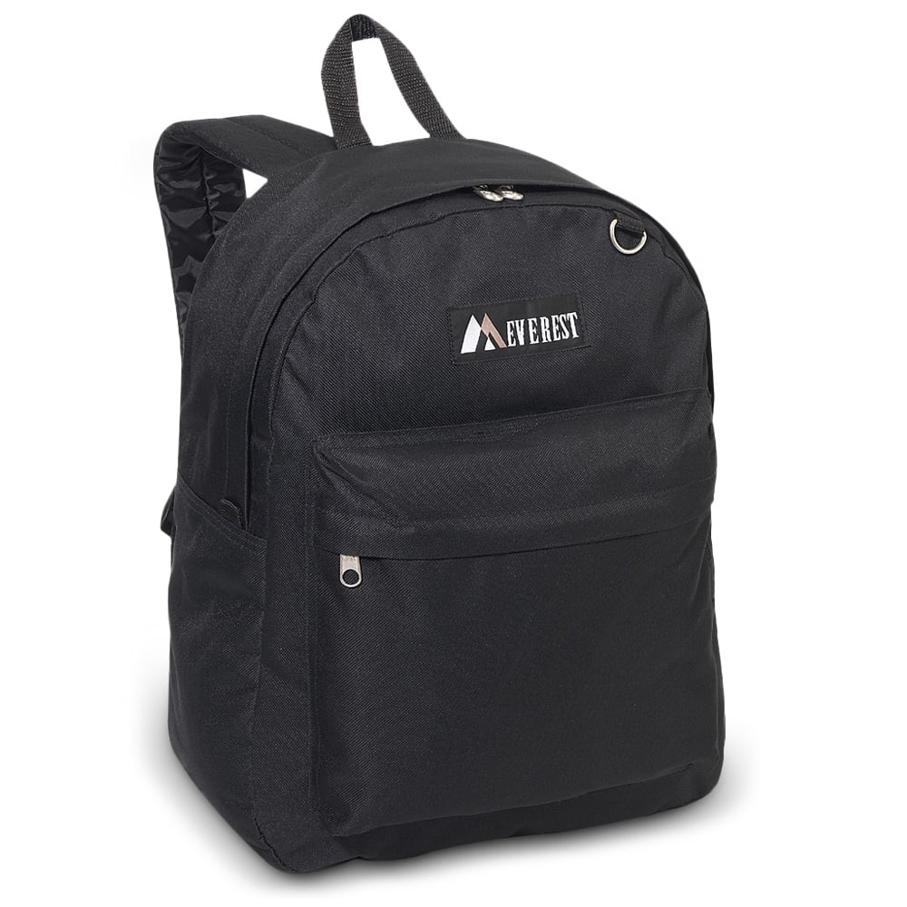 classic black backpack