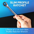 thumbnail image 4 of TOOLGUARDS 7/16" Wrench - Ratcheting Wrench - Slim Profile - Ratchet Wrench - 100% Lifetime Satisfaction Guarantee, 4 of 4