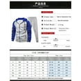 thumbnail image 2 of Men's European And American Style Relaxed Leisure Color Block Autumn And Winter 3D Sports Suit, 2 of 3
