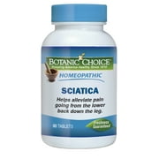 Botanic Choice Homeopathic Sciatica Pain Formula Tablets, 90 Ct