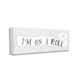 thumbnail image 3 of Stupell Industries I'm On A Roll Bathroom Graphic Art Gallery Wrapped Canvas Print Wall Art, Design by Natalie Carpentieri, 3 of 4