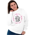 thumbnail image 3 of Breast Cancer Awareness Faith in God Women Plus Size Crewneck Sweatshirt Brisco Brands 3X, 3 of 5