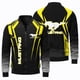 thumbnail image 3 of Chaqueta con estampado 3D de Mustang para carreras, con cremallera en la parte superior, ropa de ciclismo todoterreno para uso diario y al aire libre, chaqueta informal con cuello redondo, 3 of 4