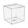 thumbnail image 2 of kurtrusly Stylish Acrylic Clear Box with Lids Transparent Gift Box for Home and Wedding 10cm 1Set, 2 of 6