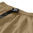thumbnail image 4 of GSPCLAM Mens Plus Size Shorts Stretchy Summer Quick Dry Roomy Solid Classic Drawstring Elastic Waist with Zipper Pockets Athleisure Soft Shorts for Running Coffee XXL, 4 of 7