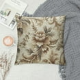 thumbnail image 2 of Shiartex Throw Pillow Covers Brown and Black Floral Pillow Cover Vintage Floral Modern Farmhouse Pillow Case Cushion Cover for Bed Sofa Couch Living Room (Cover Only)，Multi-Size, 2 of 5
