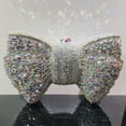 thumbnail image 2 of StyleSack Luxury Bowknot Rhinestone Clutch - Crystal Evening Bag for Women, Wedding Party Purse, 2 of 2