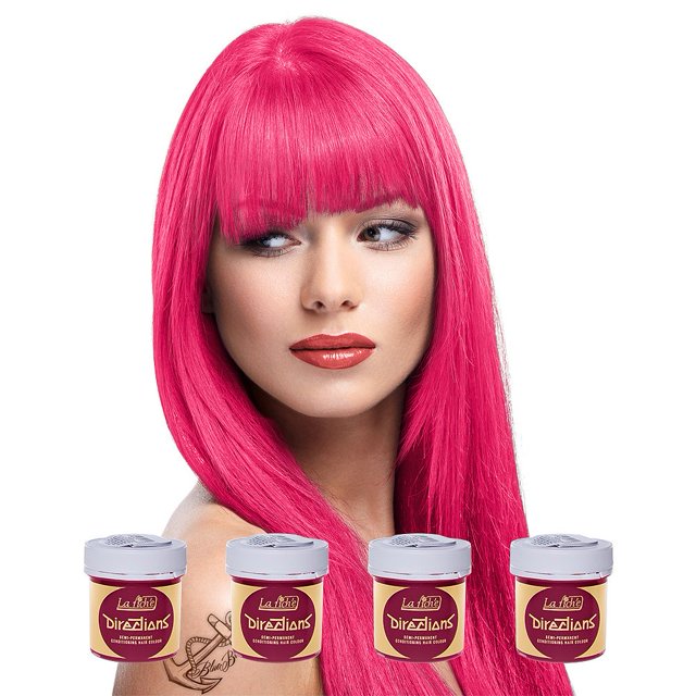La Riche Directions Coloration pour Cheveux 4 Paquets 88ml (Flamingo Rose)