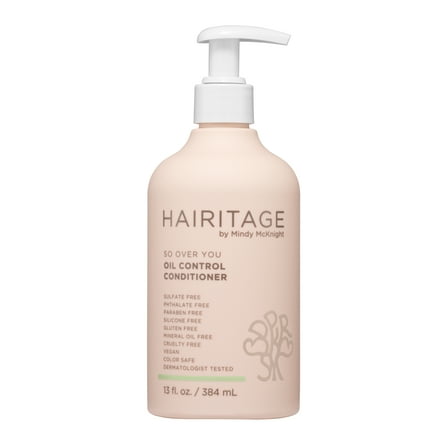 HAIRITAGE Oil Control Clarifying Conditioner with Aloe Vera, 13 fl. oz