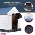 thumbnail image 3 of Casa Para Perro Q Perrón Extra Grande Techo Azul, 3 of 4