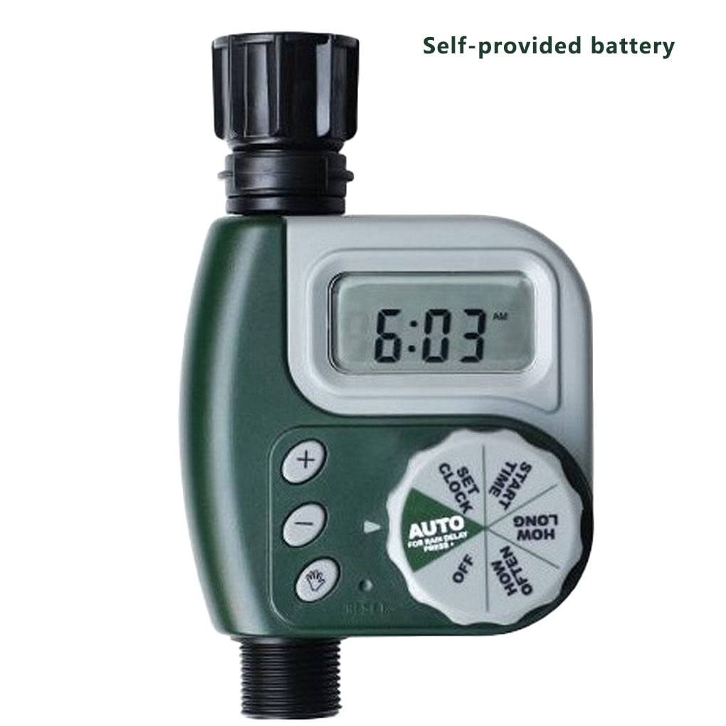 Automatic Timing Irrigation Controller Water Tap Timer Faucet Garden Waterproof 