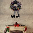 thumbnail image 4 of Decoración de puerta Yotijar Corona de bruja de Halloween, 4 of 10