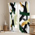 thumbnail image 3 of Homewish Black Stripes Black Out Curtains for Teens Boys Girls,Geometric Lines Curtains Pack of 2 (42x63 Each),Vintage Aesthetic Bedroom Curtains,Breathable Home Decor, 3 of 6