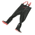 thumbnail image 1 of Pantalones de pesca con vadeo de PVC, ligeros, impermeables, con botas antideslizantes para hombres y mujeres, talla 42, 1 of 12
