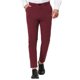 thumbnail image 1 of Lars Amadeus Vestido de hombre Chino Slim Fit Stretch Flat Front Color sólido Pantalones de negocios borgoL, 1 of 6
