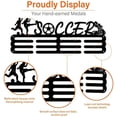 thumbnail image 5 of 1Set Soccer Medal Hanger Display Sports Medals Display Rack for 60+ Medals Wall Mount Ribbon Display, 5 of 8